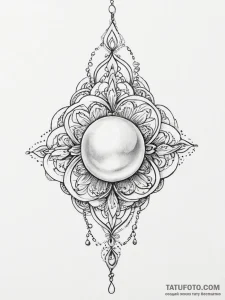 Tattoo sketch pearl tattoo - эскиз тату (№1757004810_0, 04.09.2025 16:53) — Tatufoto.com
