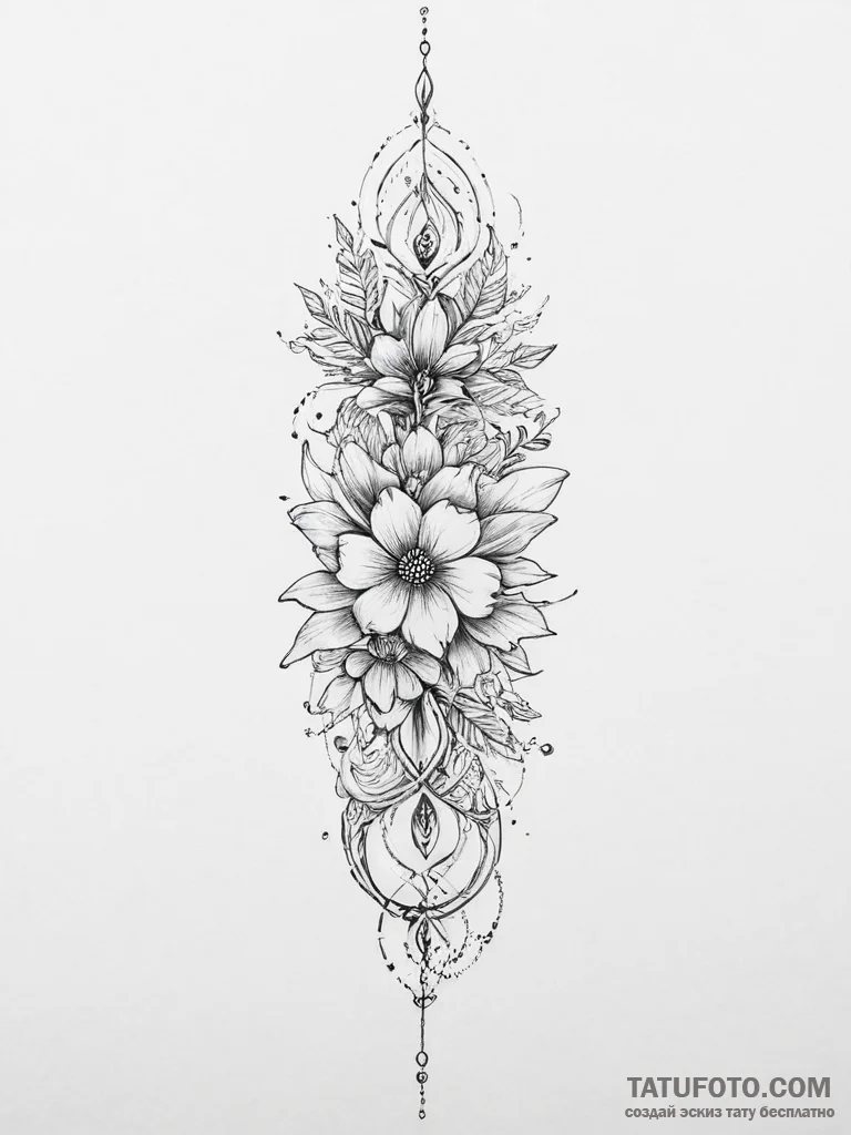 Tattoo sketch edge - эскиз тату (№1757008594_0, 04.09.2025 17:56) — Tatufoto.com