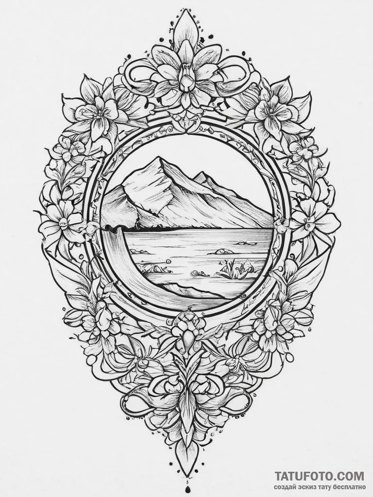 Tattoo sketch love letter with a seal, tattoo... - эскиз тату (№1757008803_0, 04.09.2025 18:00) — Tatufoto.com