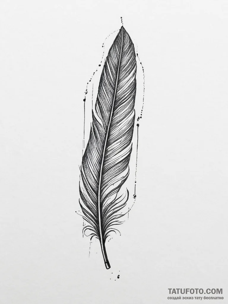 Tattoo sketch a book with a feather, tattoo d... - эскиз тату (№1757009202_0, 04.09.2025 18:06) — Tatufoto.com