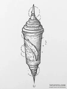 Tattoo sketch clay, ink illustration for tatt... - эскиз тату (№1757009998_0, 04.09.2025 18:19) — Tatufoto.com