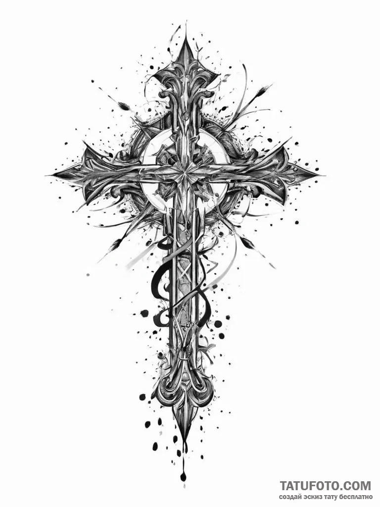 Tattoo sketch paladin, concept art for tattoo... - эскиз тату (№1757012878_0, 04.09.2025 19:07) — Tatufoto.com