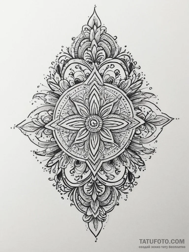 Tattoo sketch sacred water, tattoo flash shee... - эскиз тату (№1757013853_0, 04.09.2025 19:24) — Tatufoto.com
