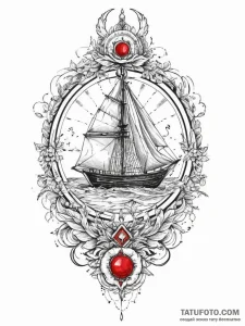 Tattoo sketch mystical world, artistic tattoo... - эскиз тату (№1757018244_0, 04.09.2025 20:37) — Tatufoto.com