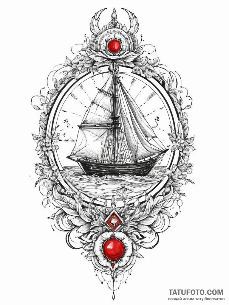 Tattoo sketch mystical world, artistic tattoo... - эскиз тату (№1757018244_0, 04.09.2025 20:37) — Tatufoto.com