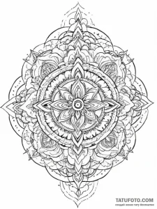 Tattoo sketch cosmic foundation, concept art... - эскиз тату (№1757018441_0, 04.09.2025 20:40) — Tatufoto.com