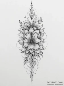 Tattoo sketch color, tattoo line art, realist... - эскиз тату (№1757019436_0, 04.09.2025 20:57) — Tatufoto.com