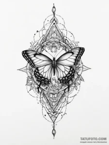 Tattoo sketch riddle, ink illustration for ta... - эскиз тату (№1757019632_0, 04.09.2025 21:00) — Tatufoto.com