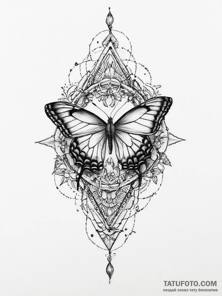Tattoo sketch riddle, ink illustration for ta... - эскиз тату (№1757019632_0, 04.09.2025 21:00) — Tatufoto.com