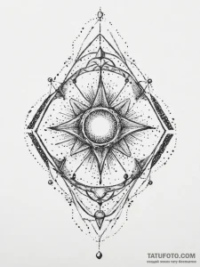 Tattoo sketch cosmic lore, artistic tattoo sk... - эскиз тату (№1757020647_0, 04.09.2025 21:17) — Tatufoto.com