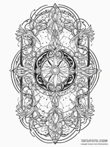 Tattoo sketch spellbook, tattoo flash sheet d... - эскиз тату (№1757020853_0, 04.09.2025 21:20) — Tatufoto.com
