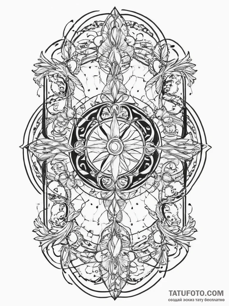 Tattoo sketch spellbook, tattoo flash sheet d... - эскиз тату (№1757020853_0, 04.09.2025 21:20) — Tatufoto.com