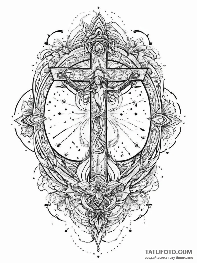 Tattoo sketch cosmic dimension, artistic tatt... - эскиз тату (№1757025075_0, 04.09.2025 22:31) — Tatufoto.com