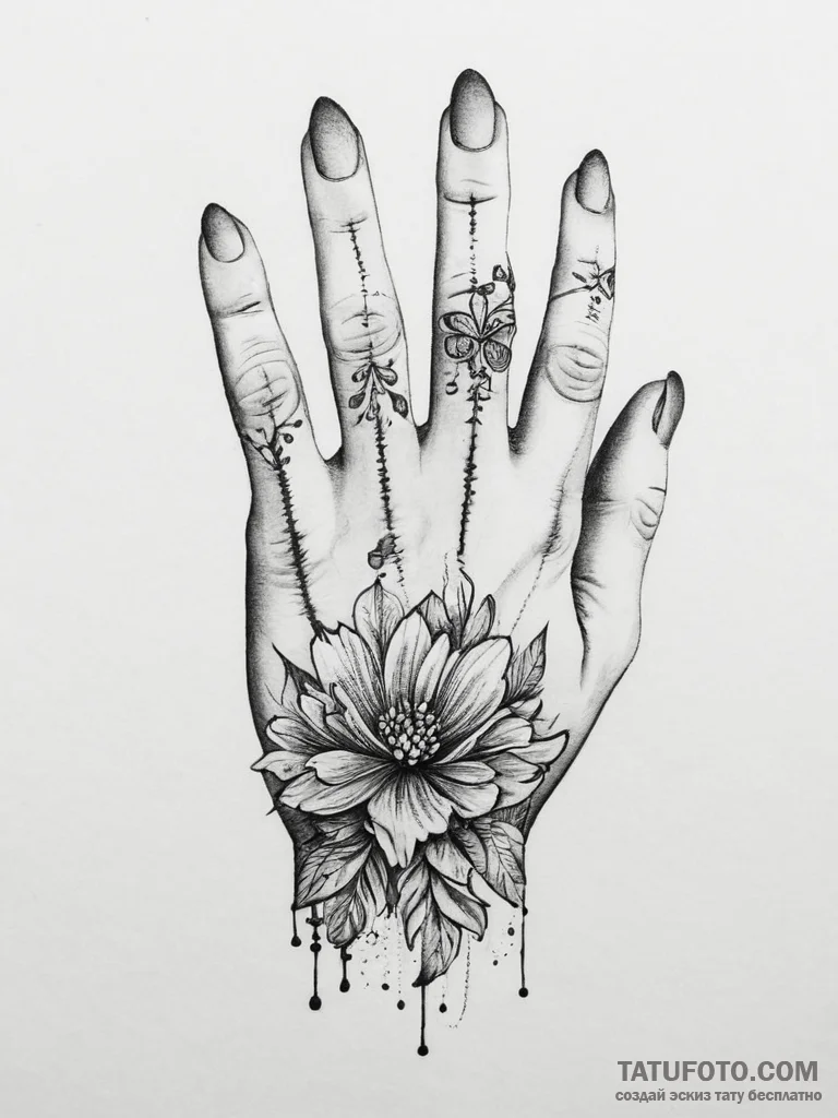 Tattoo sketch тонкий узор на пальце, tattoo l... - эскиз тату (№1757026078_0, 04.09.2025 22:47) — Tatufoto.com