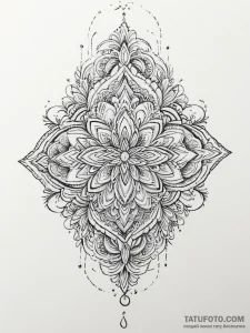 Tattoo sketch spiritual essence, concept art... - эскиз тату (№1757026882_0, 04.09.2025 23:01) — Tatufoto.com