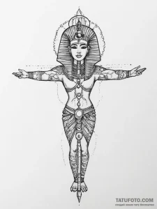 Tattoo sketch egyptian mythology, tattoo draw... - эскиз тату (№1757028495_0, 04.09.2025 23:28) — Tatufoto.com