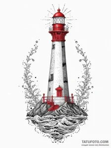 Tattoo sketch lighthouse tattoo, tattoo drawi... - эскиз тату (№1757028689_0, 04.09.2025 23:31) — Tatufoto.com