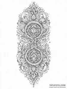 Tattoo sketch magical scroll, concept art for... - эскиз тату (№1757034925_0, 05.09.2025 01:15) — Tatufoto.com
