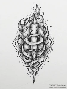 Tattoo sketch holy vibration, tattoo drawing... - эскиз тату (№1757036530_0, 05.09.2025 01:42) — Tatufoto.com