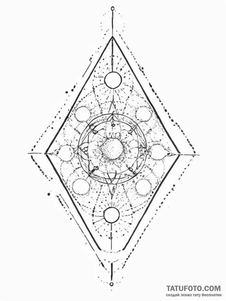 Tattoo sketch cosmic ground, tattoo drawing o... - эскиз тату (№1757037899_0, 05.09.2025 02:04) — Tatufoto.com