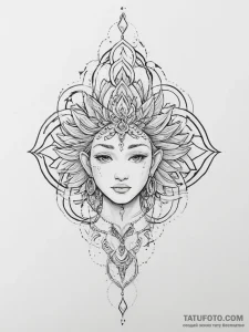Tattoo sketch aura - эскиз тату (№1757039305_0, 05.09.2025 02:28) — Tatufoto.com