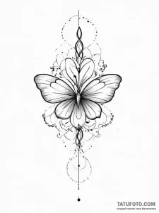 Tattoo sketch element, ink illustration for t... - эскиз тату (№1757040780_0, 05.09.2025 02:53) — Tatufoto.com