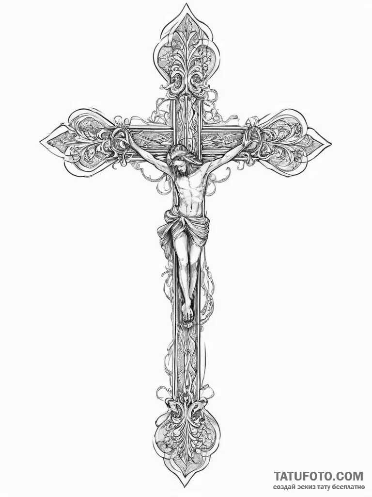 Tattoo sketch relic of saint, artistic tattoo... - эскиз тату (№1757064418_0, 05.09.2025 09:26) — Tatufoto.com