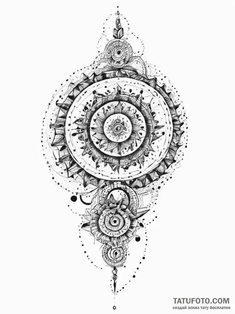 Tattoo sketch spiral, tattoo sketch design, d... - эскиз тату (№1757065212_0, 05.09.2025 09:40) — Tatufoto.com