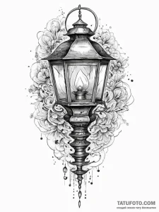 Tattoo sketch goblin lantern, concept art for... - эскиз тату (№1757066791_0, 05.09.2025 10:06) — Tatufoto.com