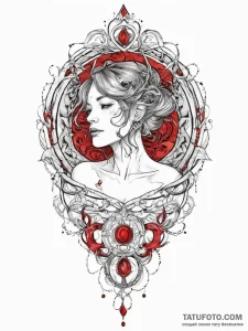 Tattoo sketch mystical essence, artistic tatt... - эскиз тату (№1757070539_0, 05.09.2025 11:08) — Tatufoto.com