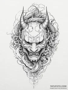 Tattoo sketch cosplay character mask, artisti... - эскиз тату (№1757070734_0, 05.09.2025 11:12) — Tatufoto.com