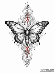 Tattoo sketch butterfly girl tattoo, concept... - эскиз тату (№1757072307_0, 05.09.2025 11:38) — Tatufoto.com