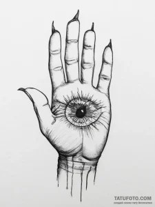Tattoo sketch reflection, concept art for tat... - эскиз тату (№1757078057_0, 05.09.2025 13:14) — Tatufoto.com
