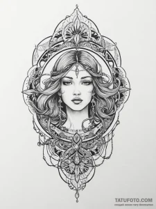 Tattoo sketch desert, tattoo flash sheet desi... - эскиз тату (№1757078449_0, 05.09.2025 13:20) — Tatufoto.com