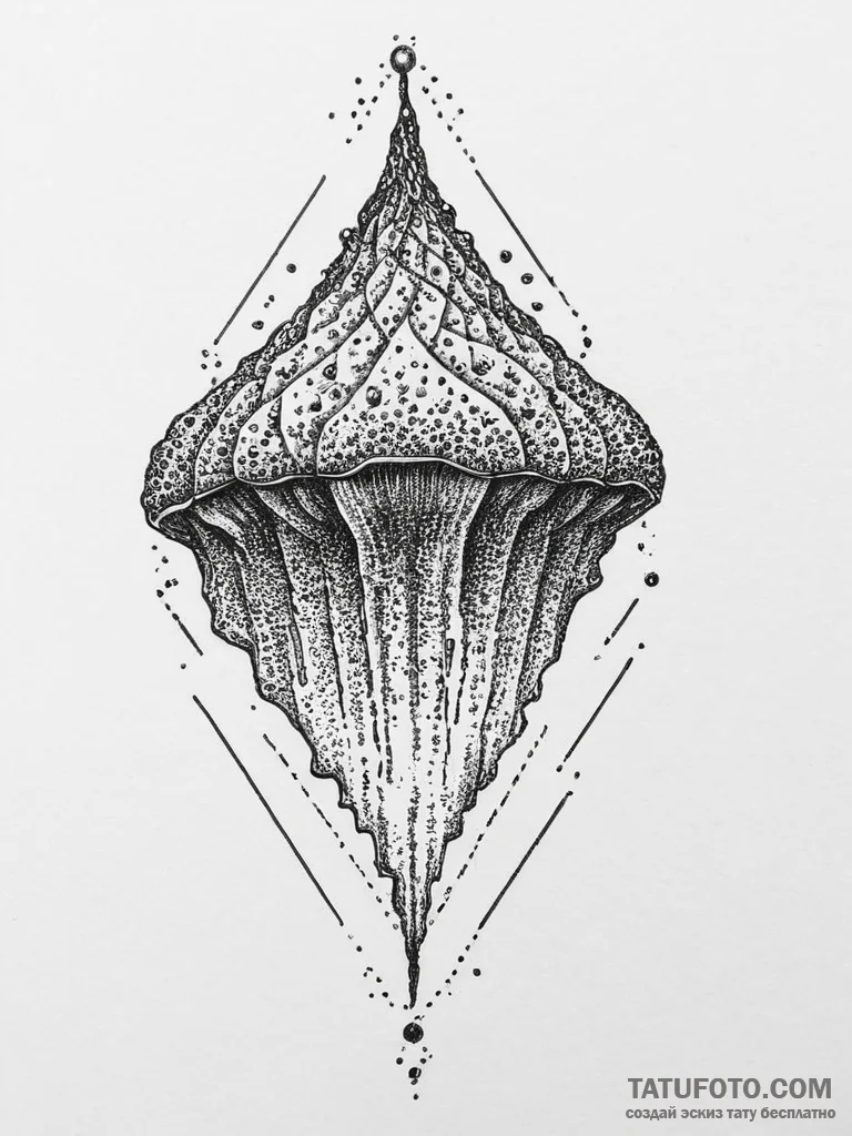 Tattoo sketch shell, concept art for tattoo,... - эскиз тату (№1757079461_0, 05.09.2025 13:37) — Tatufoto.com