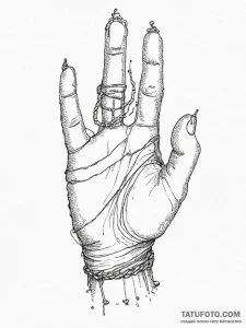 Tattoo sketch hands with a thread, tattoo dra... - эскиз тату (№1757083809_0, 05.09.2025 14:50) — Tatufoto.com