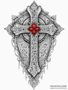 Tattoo sketch sacred shield, tattoo sketch de... - эскиз тату (№1757086375_0, 05.09.2025 15:32) — Tatufoto.com