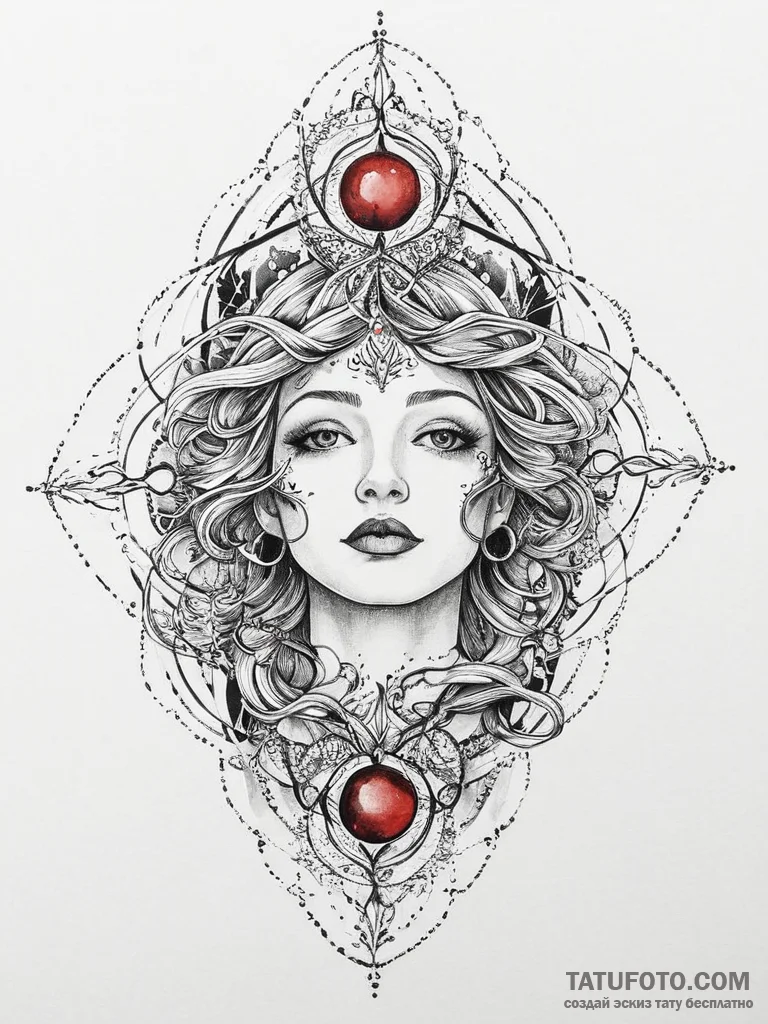 Tattoo sketch cosmic dimension, tattoo line a... - эскиз тату (№1757088985_0, 05.09.2025 16:16) — Tatufoto.com