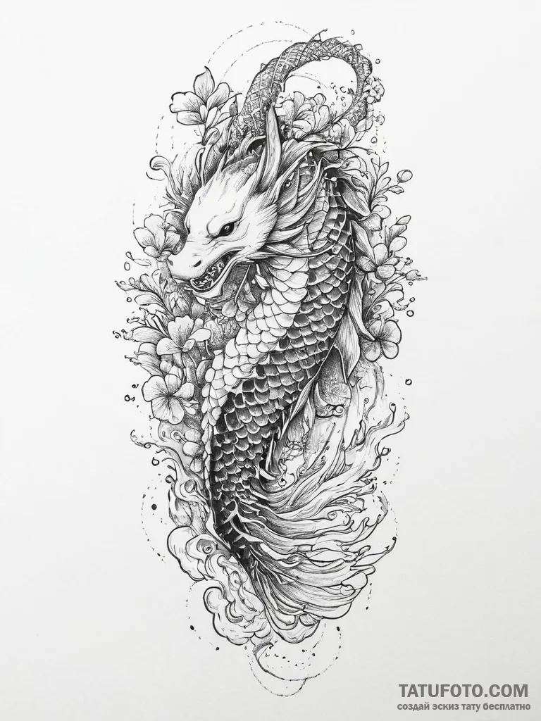 Tattoo sketch spiritual story, tattoo sketch... - эскиз тату (№1757093406_0, 05.09.2025 17:30) — Tatufoto.com