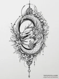 Tattoo sketch elf with a bow, ink illustratio... - эскиз тату (№1757099440_0, 05.09.2025 19:10) — Tatufoto.com