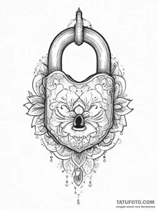 Tattoo sketch узор в виде замка, tattoo drawi... - эскиз тату (№1757100254_0, 05.09.2025 19:24) — Tatufoto.com