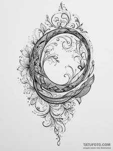 Tattoo sketch garden eel, tattoo line art, ro... - эскиз тату (№1757105074_0, 05.09.2025 20:44) — Tatufoto.com