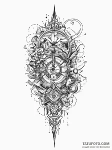 Tattoo sketch magical paper, tattoo flash she... - эскиз тату (№1757105483_0, 05.09.2025 20:51) — Tatufoto.com