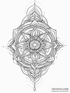 Tattoo sketch spiritual character, tattoo fla... - эскиз тату (№1757106883_0, 05.09.2025 21:14) — Tatufoto.com