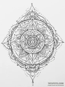 Tattoo sketch paintbrush with a palette, ink... - эскиз тату (№1757107082_0, 05.09.2025 21:18) — Tatufoto.com