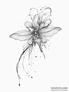 Tattoo sketch orchid mantis, tattoo drawing o... - эскиз тату (№1757110090_0, 05.09.2025 22:08) — Tatufoto.com