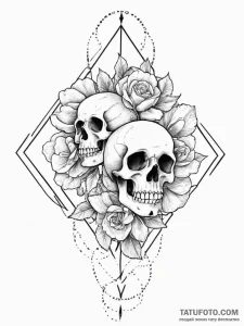 Tattoo sketch geometric square, tattoo sketch... - эскиз тату (№1757113507_0, 05.09.2025 23:05) — Tatufoto.com