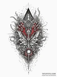 Tattoo sketch color, ink illustration for tat... - эскиз тату (№1757165473_0, 06.09.2025 13:31) — Tatufoto.com