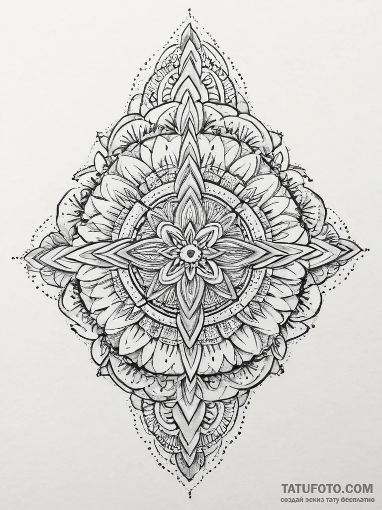 Tattoo sketch pink, ink illustration for tatt... - эскиз тату (№1757165862_0, 06.09.2025 13:37) — Tatufoto.com