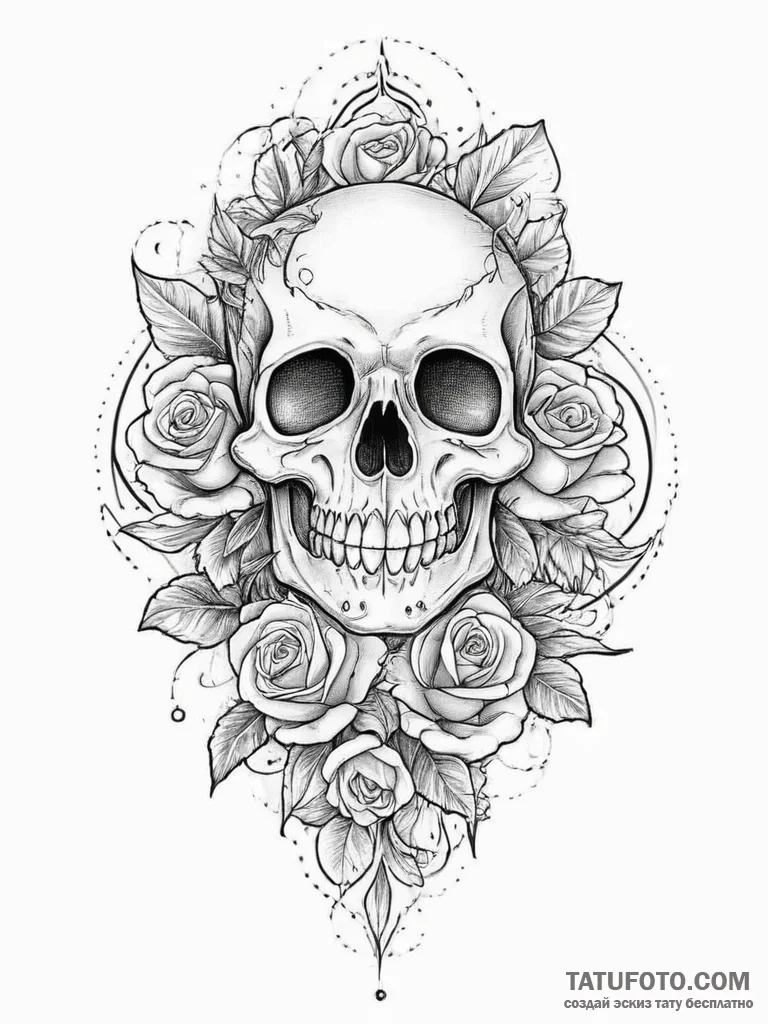 Tattoo sketch a symbolic event, tattoo drawin... - эскиз тату (№1757168013_0, 06.09.2025 14:13) — Tatufoto.com